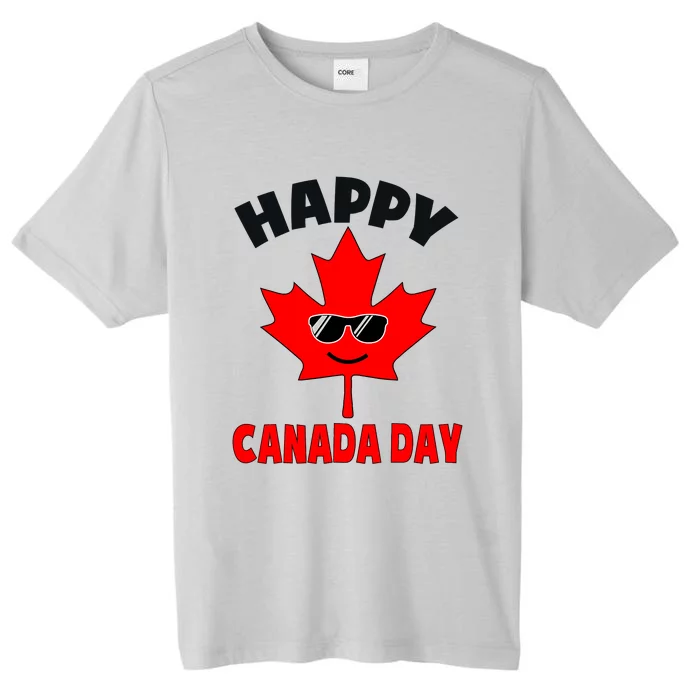 Happy Canada Day Funny Maple Leaf Canada Day ChromaSoft Performance T-Shirt