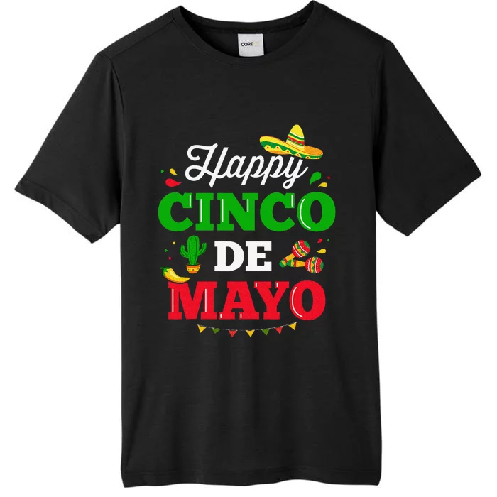 Happy Cinco de Mayo for mexican fiesta costume ChromaSoft Performance T-Shirt