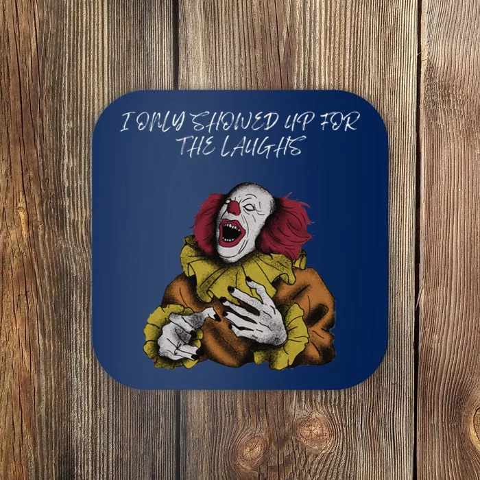 Halloween Creepy Evil Spooky Killer Clown Laughs October Coaster