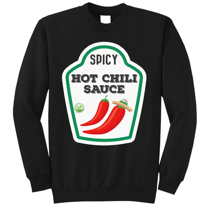 Hot Chili Easy DIY Matching Halloween Costume For Men Women Tall Sweatshirt