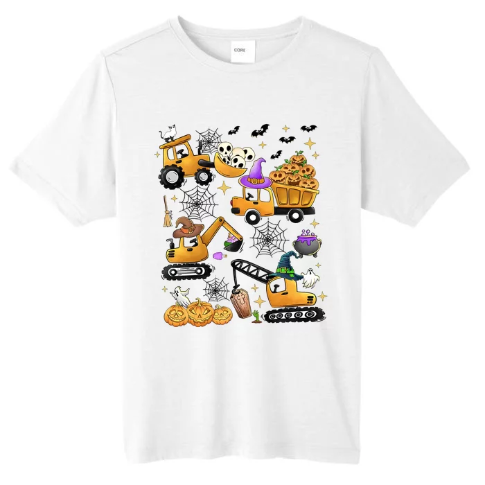 Halloween Cavator Excavator Construction ChromaSoft Performance T-Shirt