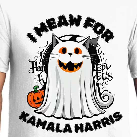 Halloween Cats For Kamala Harris Pajama Set