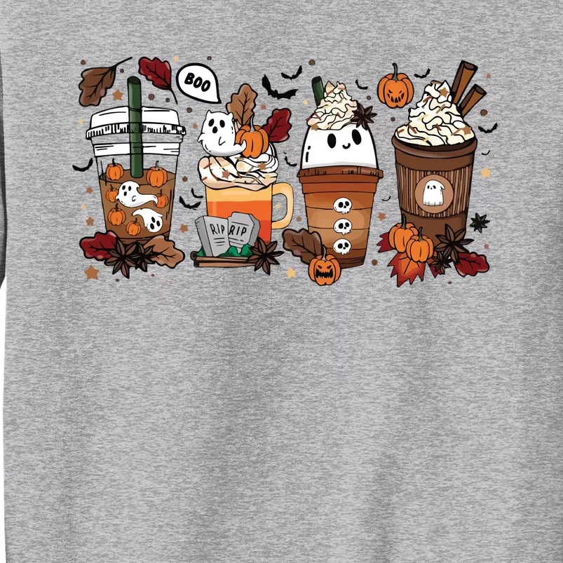 Halloween Coffee Fall Tall Sweatshirt