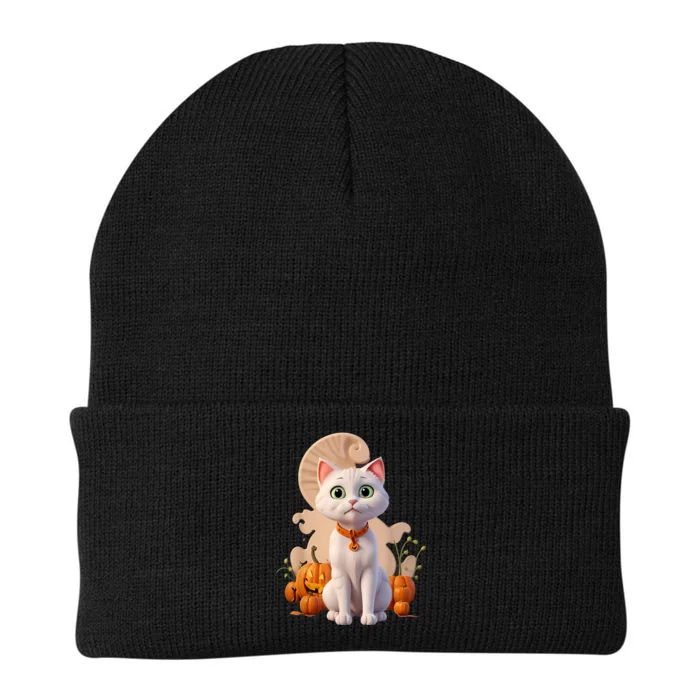 Halloween Cats Funny Cat Halloween Knit Cap Winter Beanie