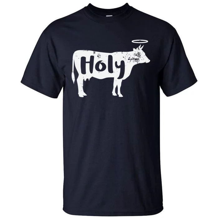 Holy Cow Funny Dairy Farmer Midwest Pride Tall T-Shirt