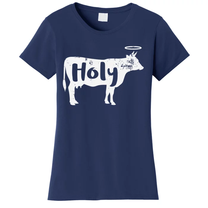 Holy Cow Funny Dairy Farmer Midwest Pride Women's T-Shirt