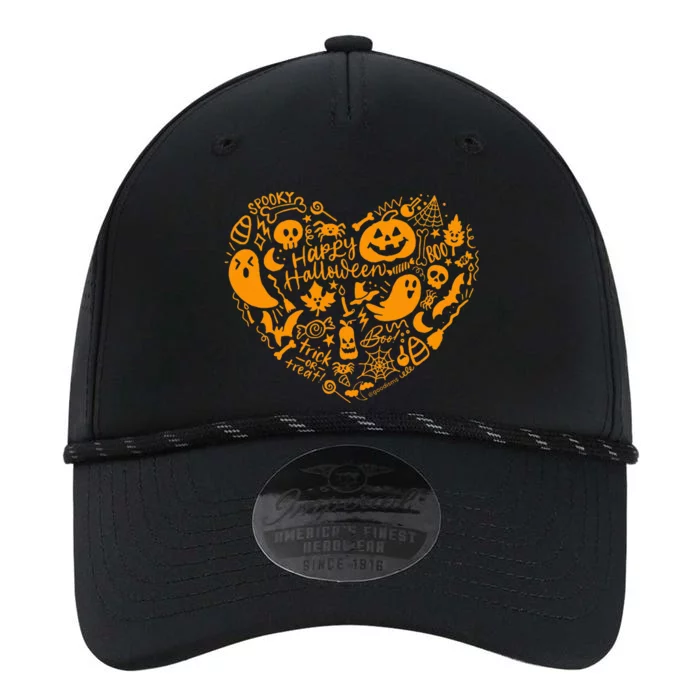 Halloween Cute Fun Pumpkin Holiday Heart Collage Design Performance The Dyno Cap