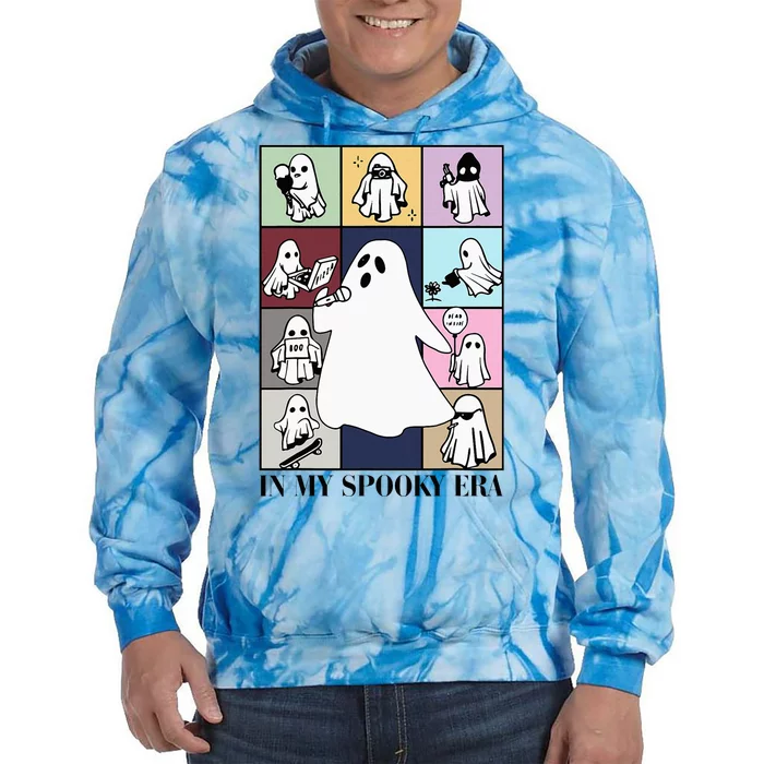 Halloween Costume Funny Ghost In My Spooky Era Tie Dye Hoodie