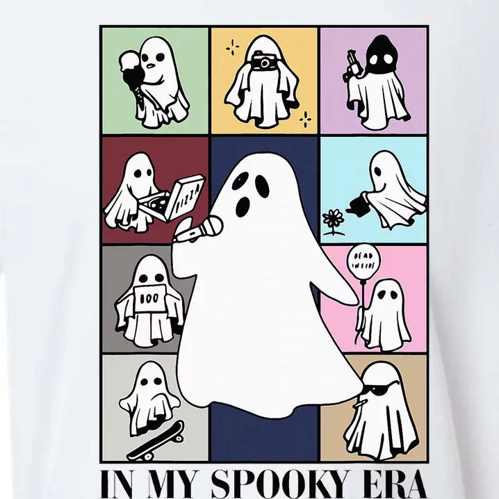 Halloween Costume Funny Ghost In My Spooky Era Sueded Cloud Jersey T-Shirt