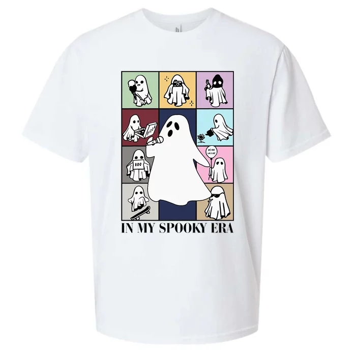 Halloween Costume Funny Ghost In My Spooky Era Sueded Cloud Jersey T-Shirt