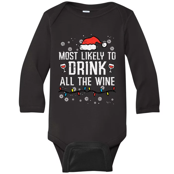 Hilarious Christmas Family Moments Baby Long Sleeve Bodysuit