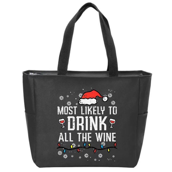 Hilarious Christmas Family Moments Zip Tote Bag