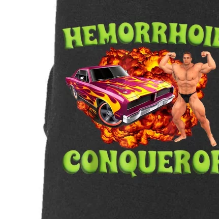 Hemorrhoid Conqueror Funny Oddly Specific Dank Meme Doggie 3-End Fleece Hoodie