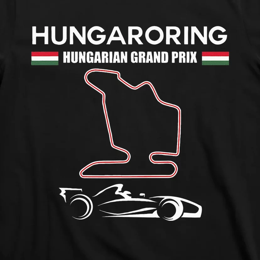 Hungaroring Circuit Formula Racing Car Hungarian Grand Prix T-Shirt