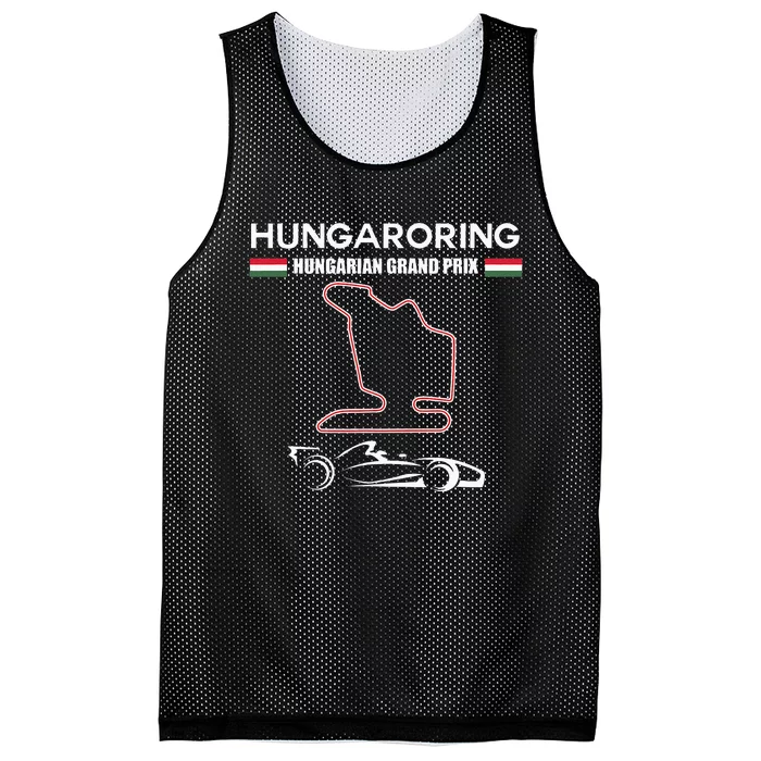 Hungaroring Circuit Formula Racing Car Hungarian Grand Prix Mesh Reversible Basketball Jersey Tank