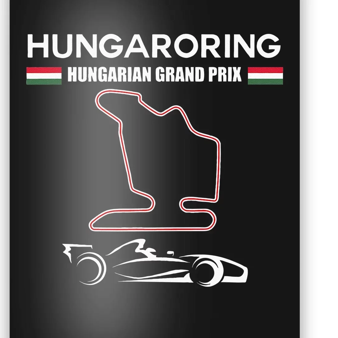 Hungaroring Circuit Formula Racing Car Hungarian Grand Prix Poster