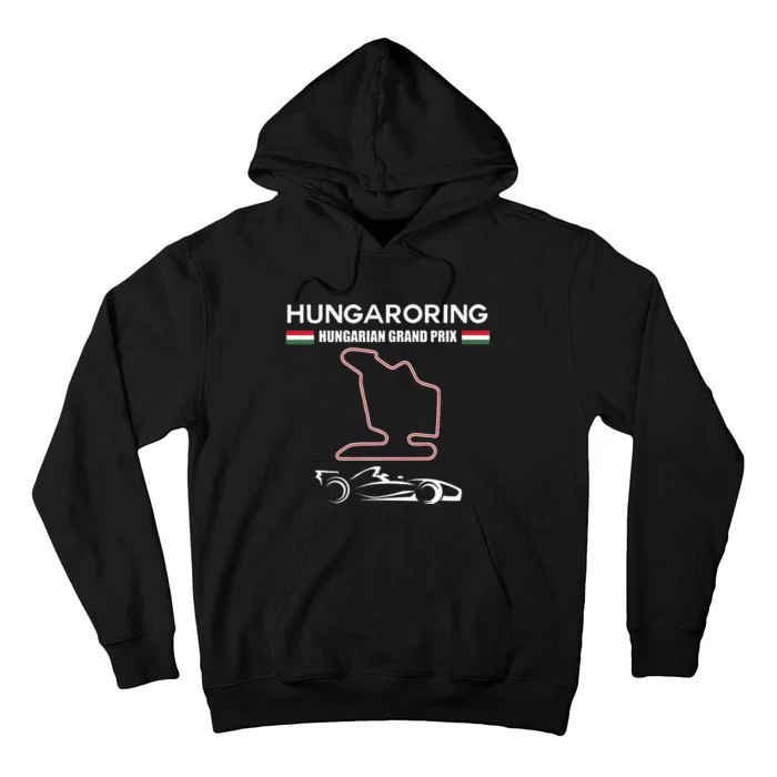 Hungaroring Circuit Formula Racing Car Hungarian Grand Prix Tall Hoodie