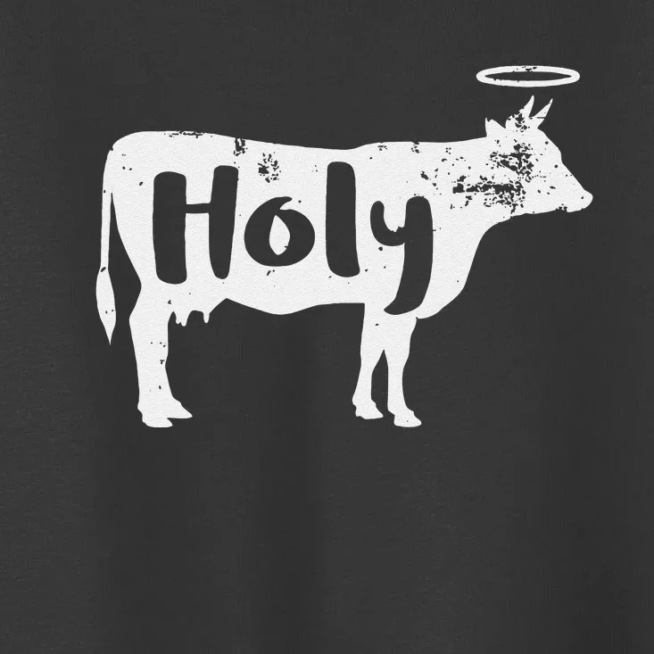 Holy Cow Funny Dairy Farmer Midwest Pride Toddler T-Shirt