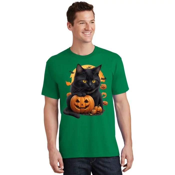 Halloween Cats Funny Cat Halloween T-Shirt