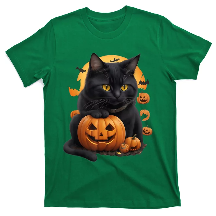 Halloween Cats Funny Cat Halloween T-Shirt