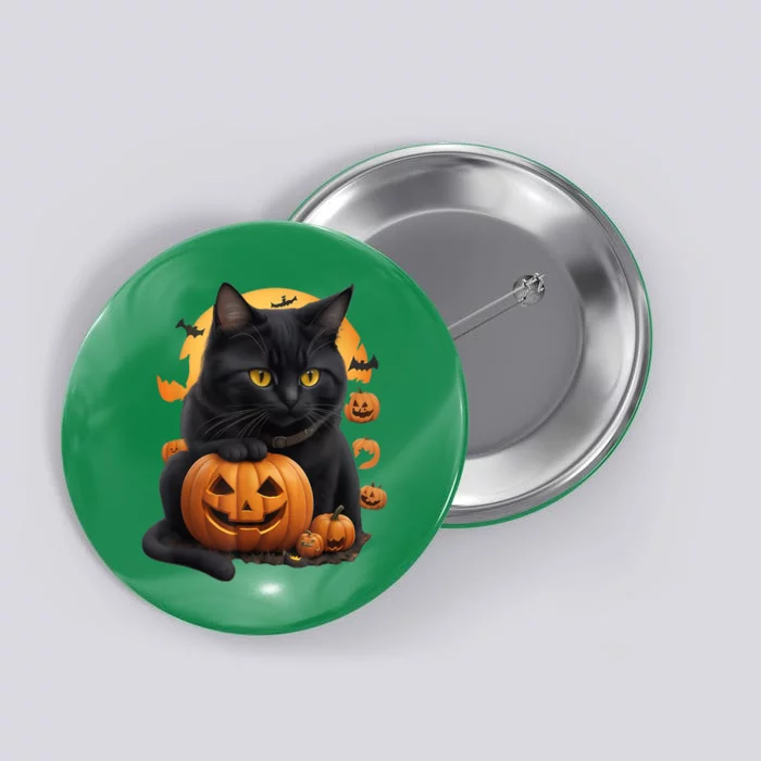 Halloween Cats Funny Cat Halloween Button