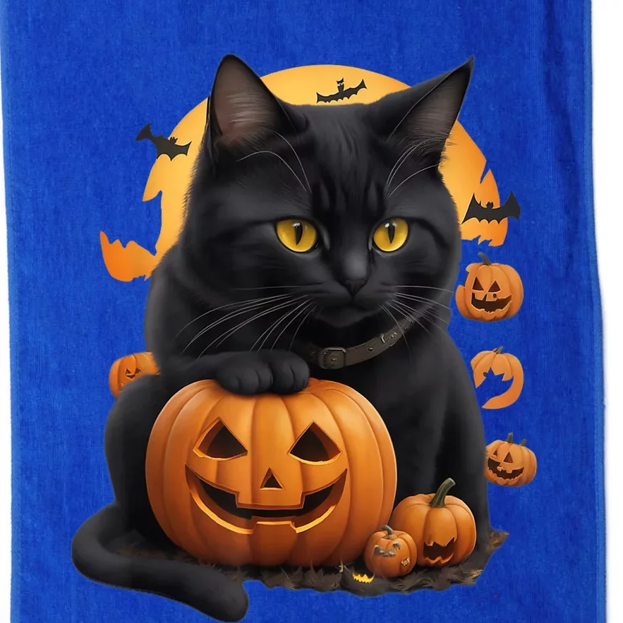 Halloween Cats Funny Cat Halloween Platinum Collection Golf Towel