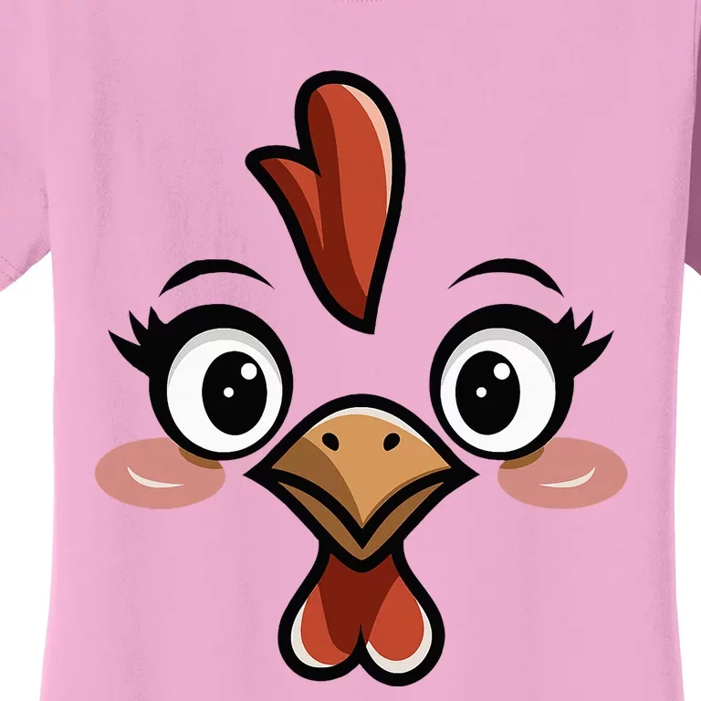 Halloween Chicken Face Costume Women's T-Shirt