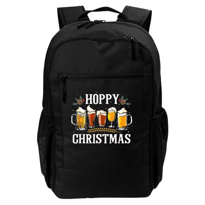 Hoppy Christmas Funny Merry Christmas Beer Lover Daily Commute Backpack