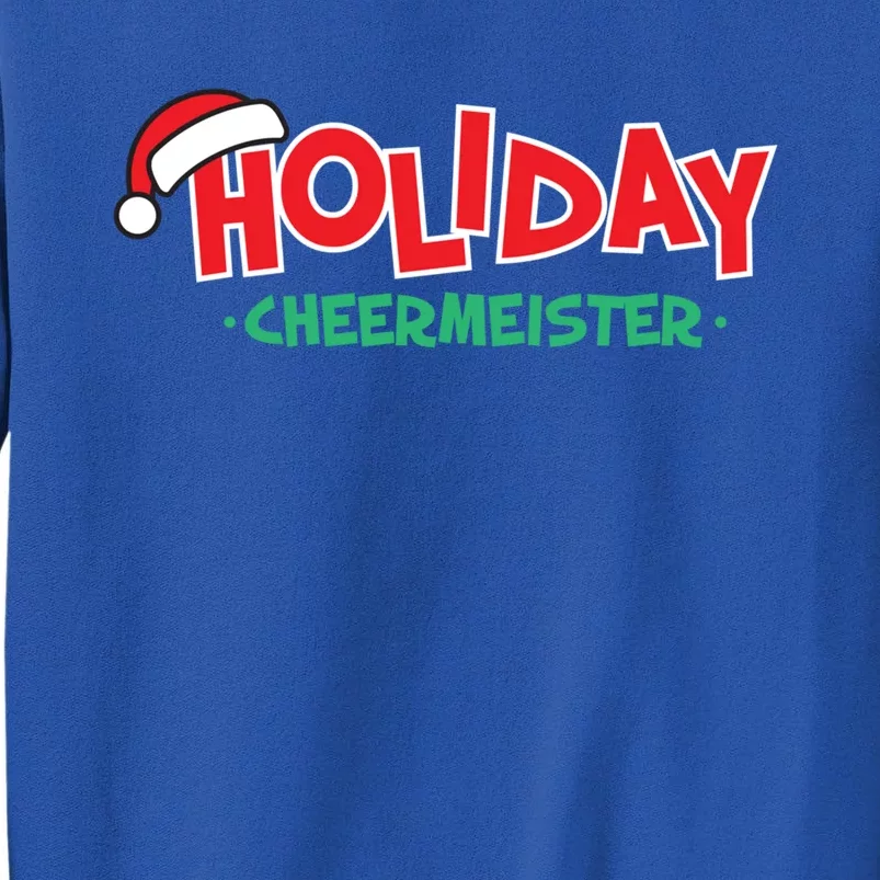 Holiday Cheermeister Funny Christmas Cheer Happy Person Gift Tall Sweatshirt