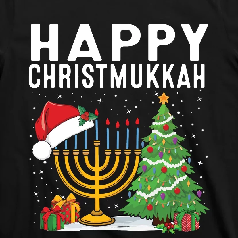 Happy Chrismukkah Funny Hanukkah Christmas Jewish Chanukah T-Shirt