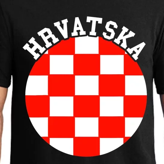 Hrvatska Croatian Flag Croatian Pride Croatian Roots Croatia Pajama Set