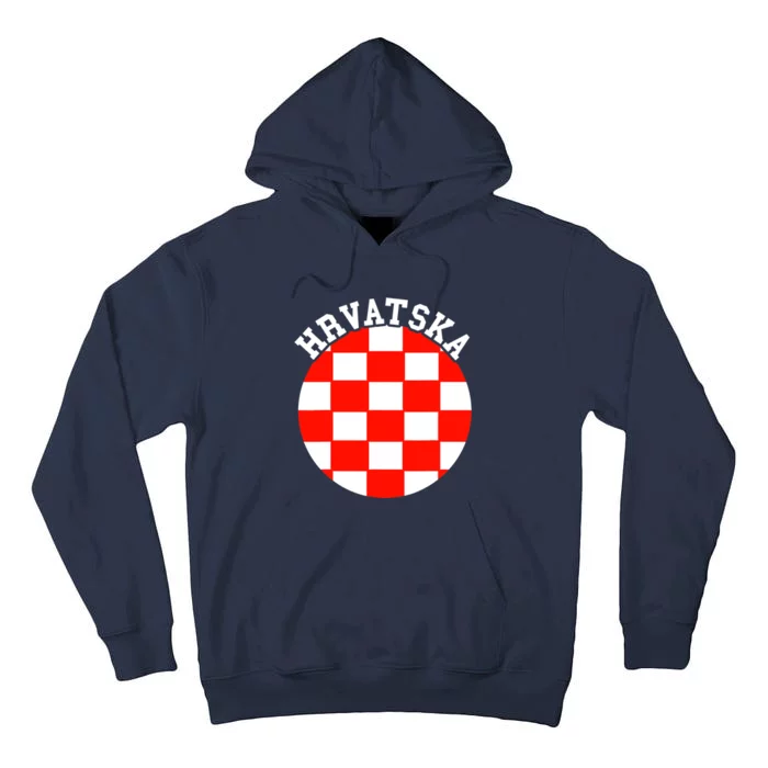 Hrvatska Croatian Flag Croatian Pride Croatian Roots Croatia Tall Hoodie