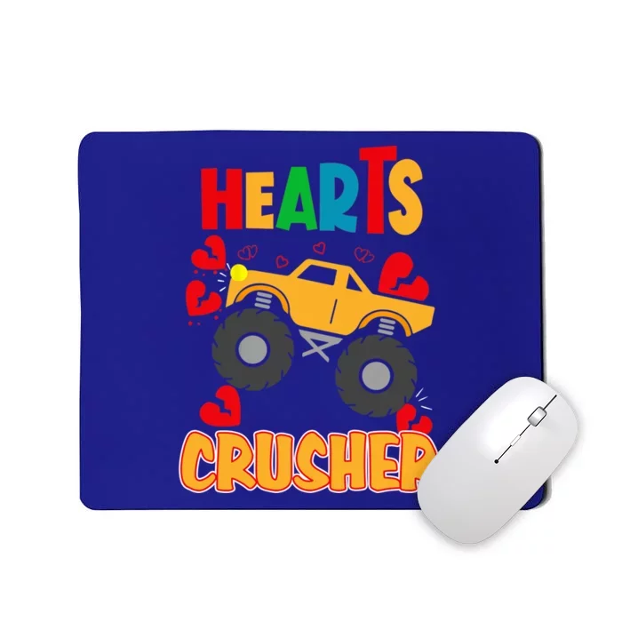 Hearts Crusher Funny Valentine's Day Outfit For To Gift Mousepad