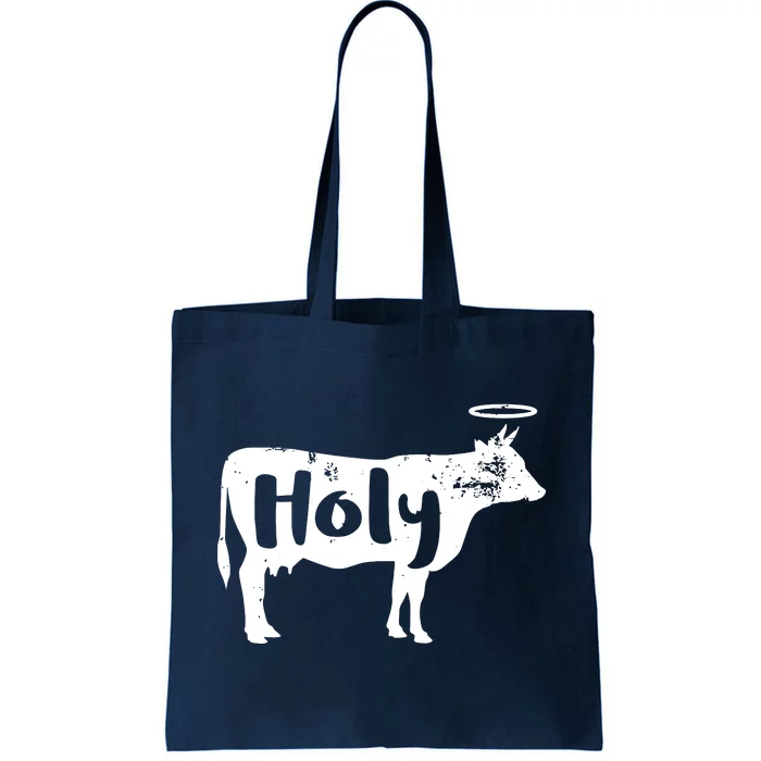 Holy Cow Funny Dairy Farmer Midwest Pride Tote Bag