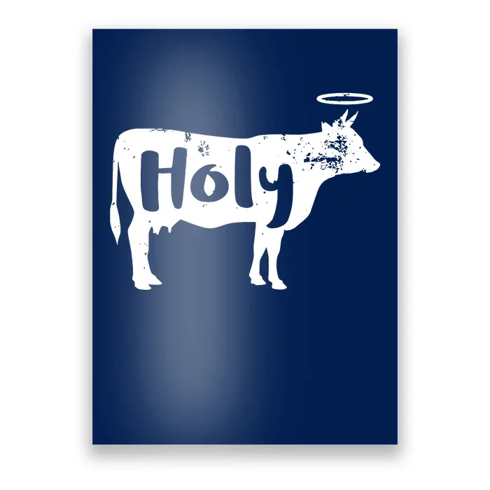 Holy Cow Funny Dairy Farmer Midwest Pride Poster