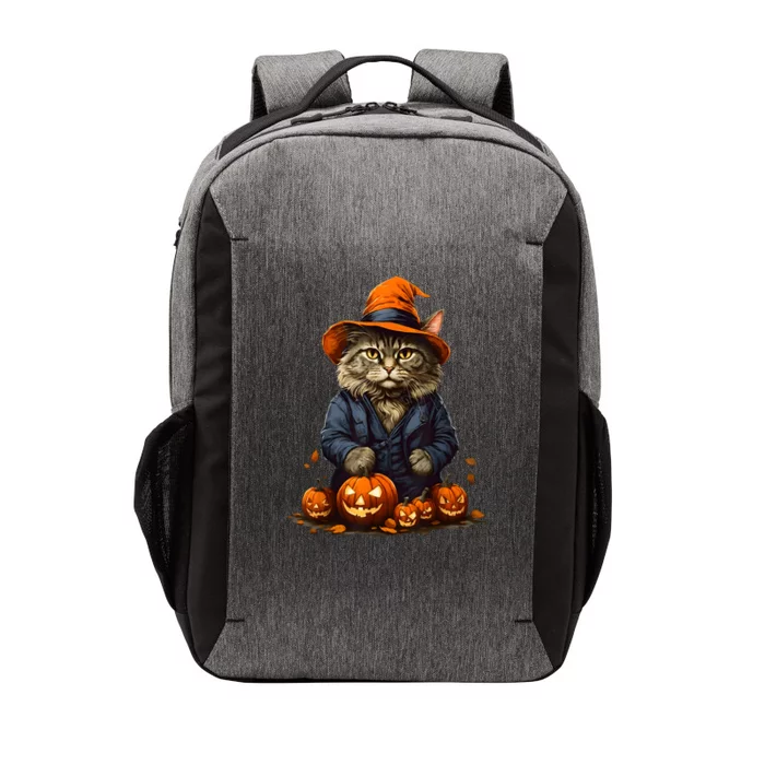 Halloween Cats Funny Cat Halloween Vector Backpack