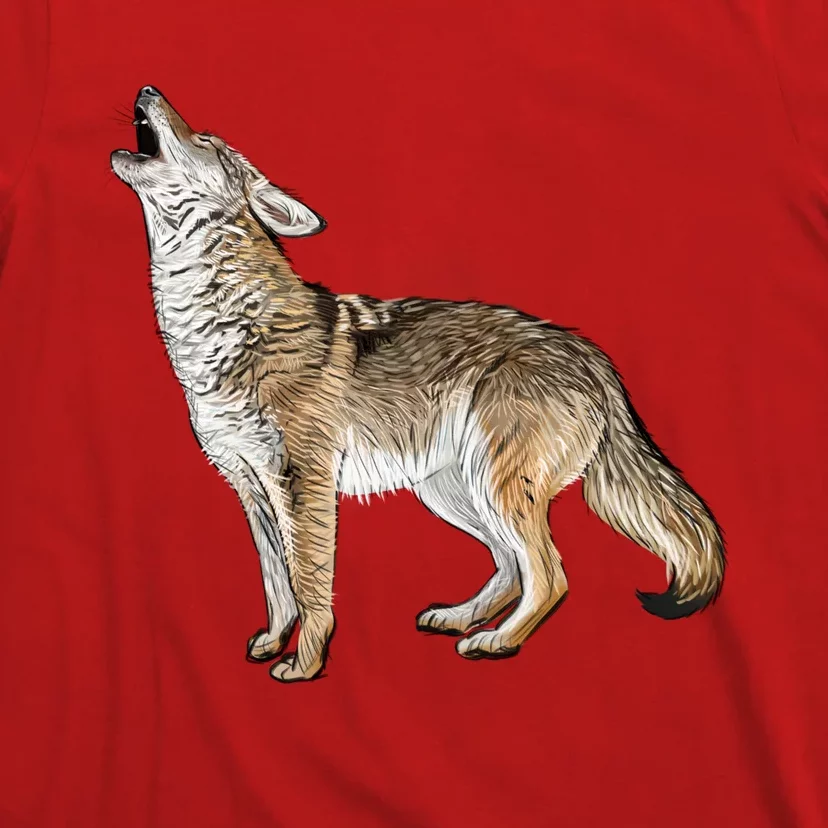 Howling Coyote Funny Coyote Hunting T-Shirt