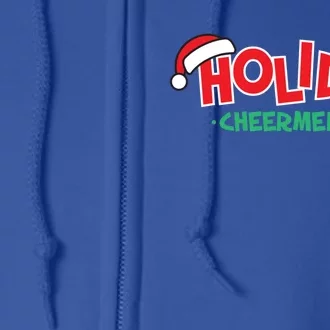 Holiday Cheermeister Funny Christmas Cheer Happy Person Gift Full Zip Hoodie