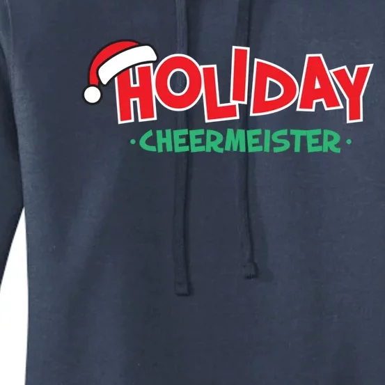 Holiday Cheermeister Funny Christmas Cheer Happy Person Gift Women's Pullover Hoodie