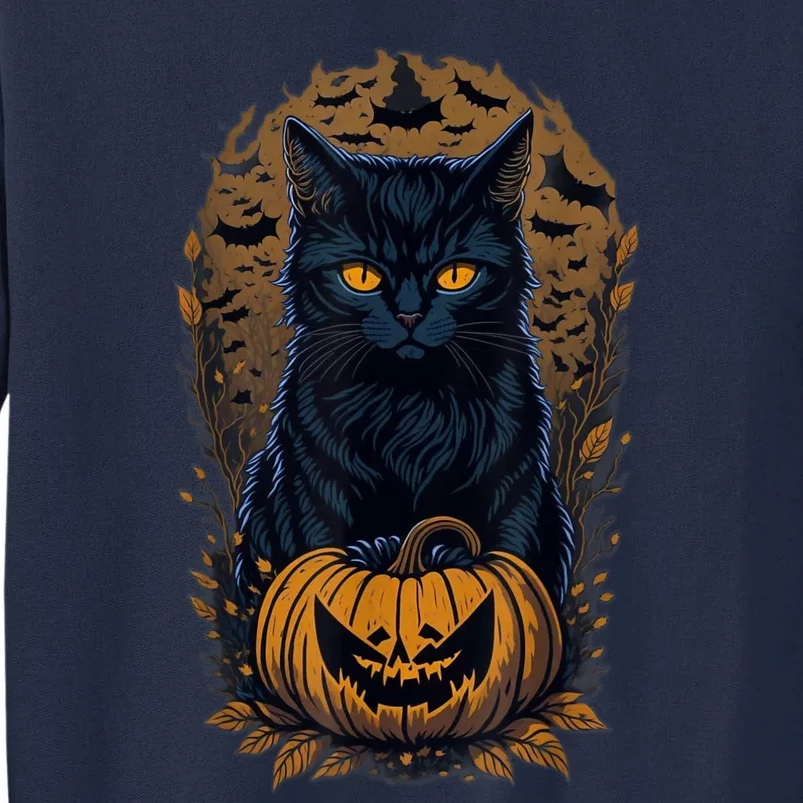 Halloween Cats Funny Cat Halloween Tall Sweatshirt