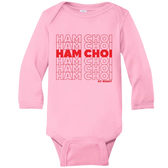 Ham Choi Funny Vietnamese Baby Long Sleeve Bodysuit