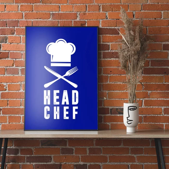 Head Chef Family Outfits Group Matching Sous Chef Mom Gift Poster