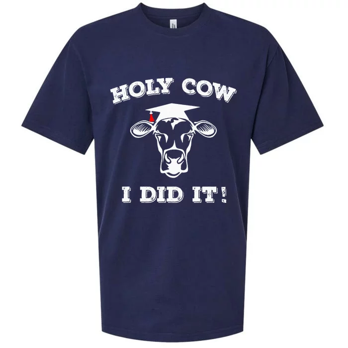 Holy Cow Funny Dairy Farmer Midwest Pride Sueded Cloud Jersey T-Shirt