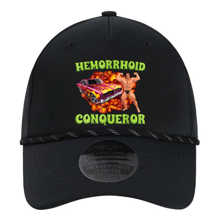 Hemorrhoid Conqueror Funny Meme Weird Offensive Cringe Joke Performance The Dyno Cap