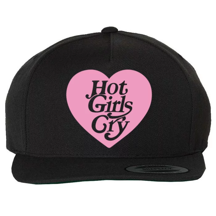 Hot Cry (Front+Back) Trendy Aesthetic Summer Cute Gift Wool Snapback Cap