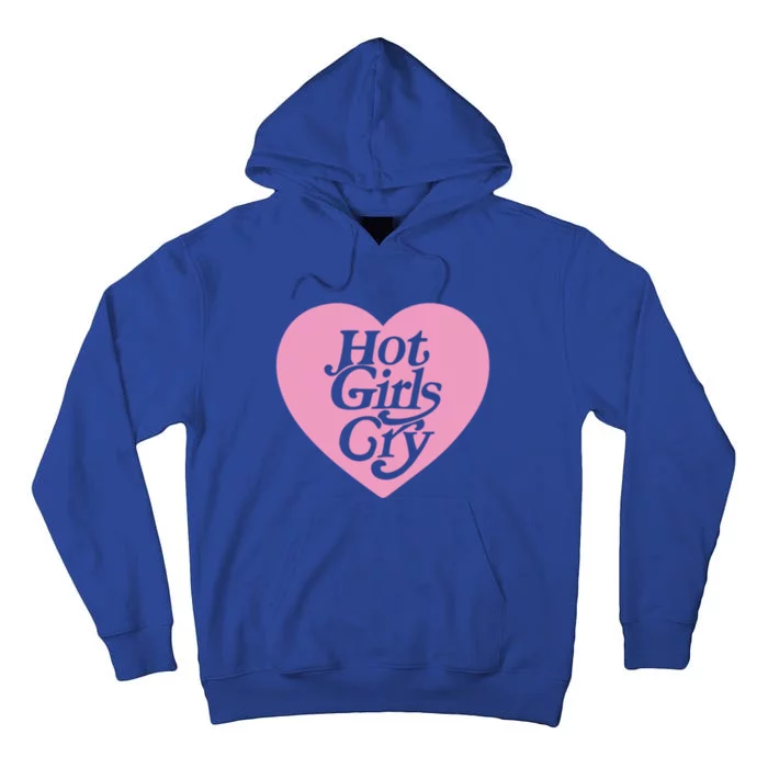 Hot Cry (Front+Back) Trendy Aesthetic Summer Cute Gift Tall Hoodie