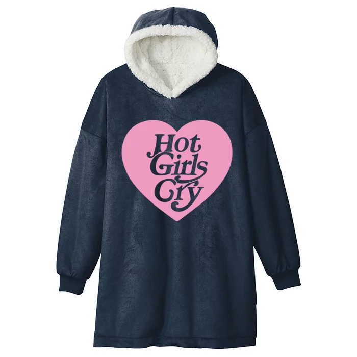 Hot Cry (Front+Back) Trendy Aesthetic Summer Cute Gift Hooded Wearable Blanket