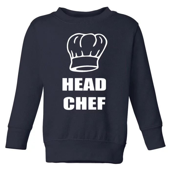 Head Chef Father Mother Son Daughter Family Matching Toddler Sweatshirt