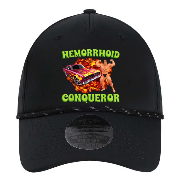 Hemorrhoid Conqueror Funny Meme Dank Weird Joke Women Performance The Dyno Cap