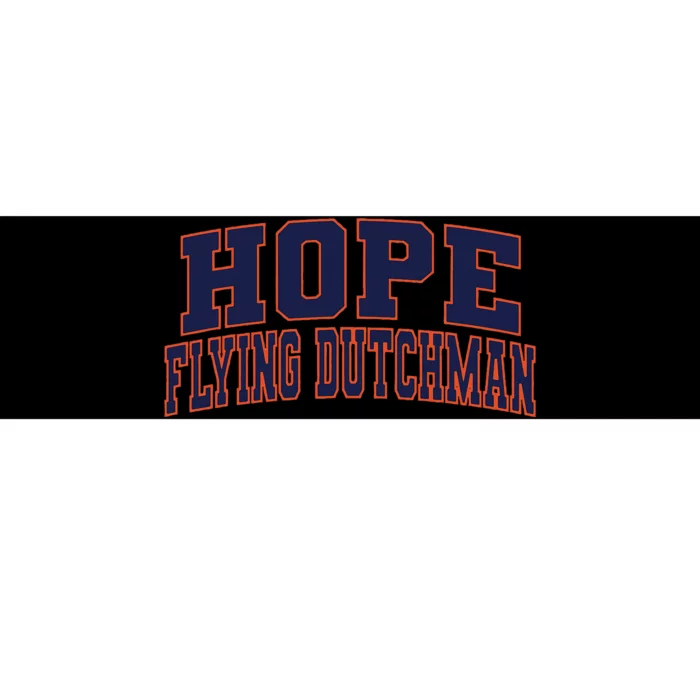 Hope College Flying Dutchman Bumper Sticker